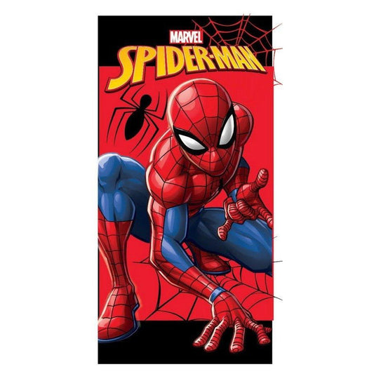 Spiderman Power Pose , ( ) Badetuch für Kinder aus Polyester – 70 × 140 cm