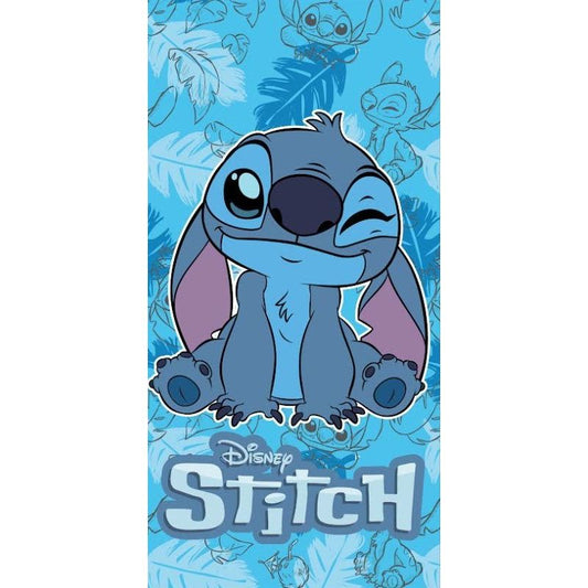 Disney Lilo and Stitch Sweet Wink Polyester Kids' Beach Towel – 70 × 140 cm