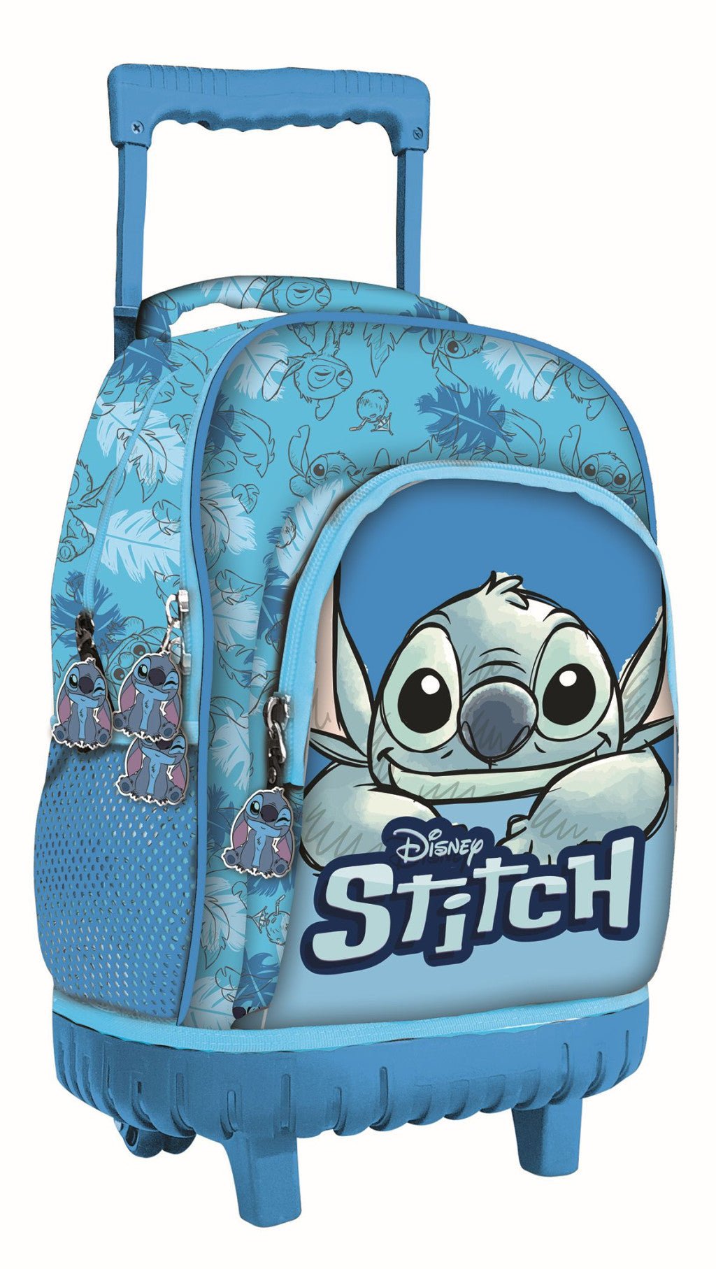Disney Lilo und Stitch Smile Premium Roll- , Tasche 44 cm Schultasche mit Rollen für Kinder – 44 × 33 × 22 cm