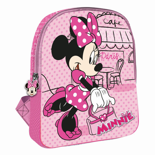 Disney Minnie Paris Kindergarten Backpack for Kids - 30 x 24 x 8 cm