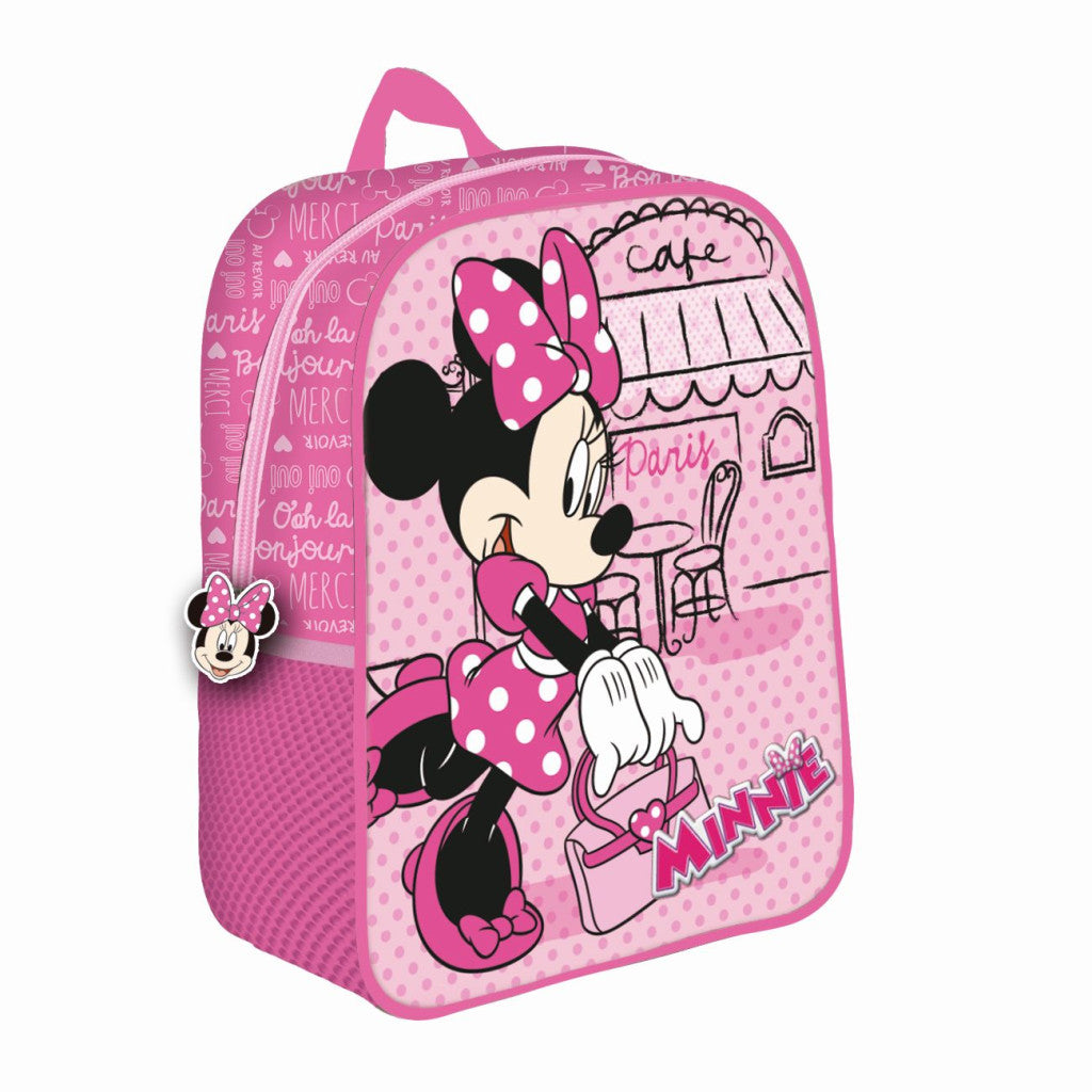 Disney Minnie Paris Kindergartenrucksack für Kinder – 30 x 24 x 8 cm