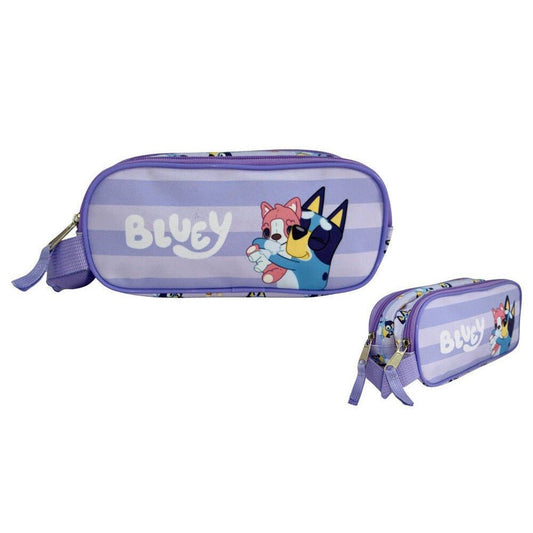 Bluey Puppy mit 2 Fächern Federmäppchen für Kinder – 23 x 10 x 6 cm