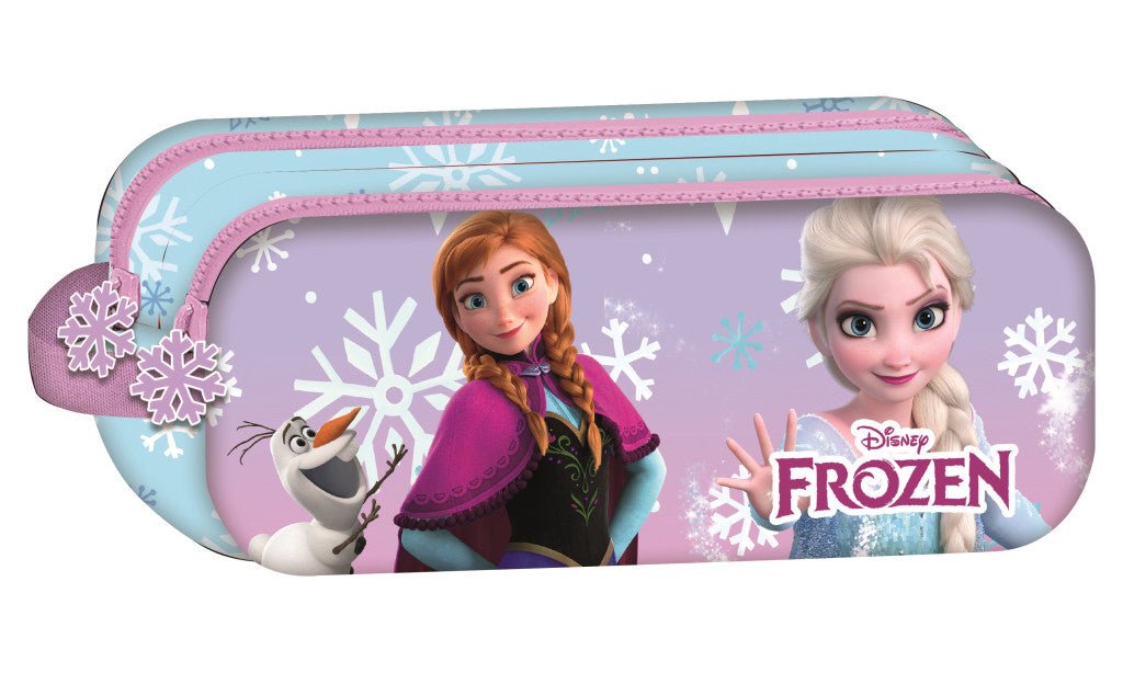 Disney Eiskönigin Winter Magic 2-fach Federmäppchen für Kinder – 23 x 10 x 6 cm