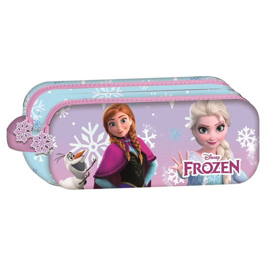 Disney Eiskönigin Winter Magic 2-fach Federmäppchen für Kinder – 23 x 10 x 6 cm