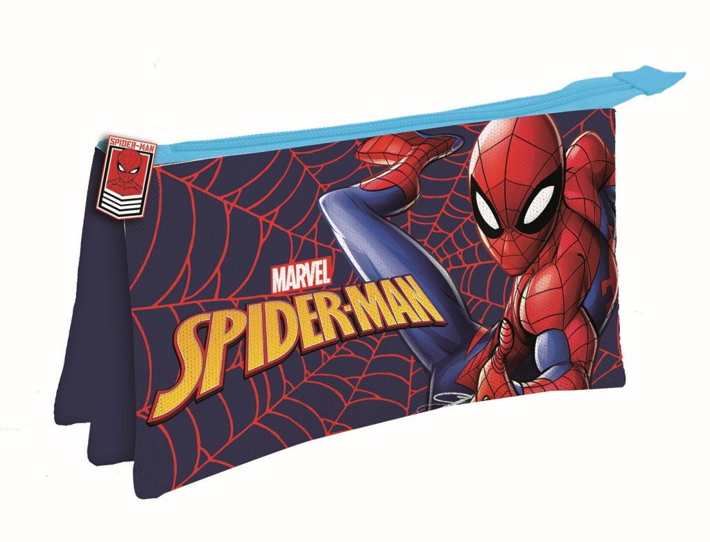 Spiderman Great Power 3-fach Federmäppchen für Kinder – 22 x 14 cm