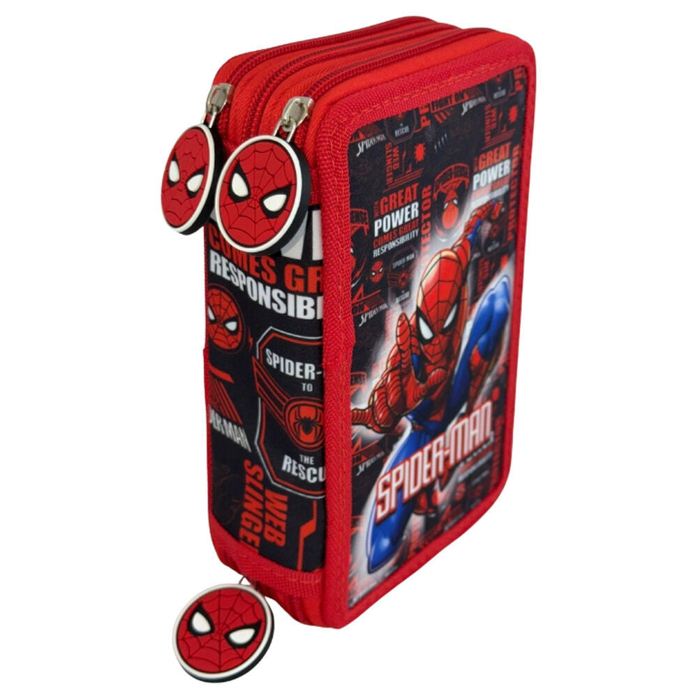 Spiderman Fight On Federmäppchen für Kinder – 20 x 13,5 x 6,5 cm