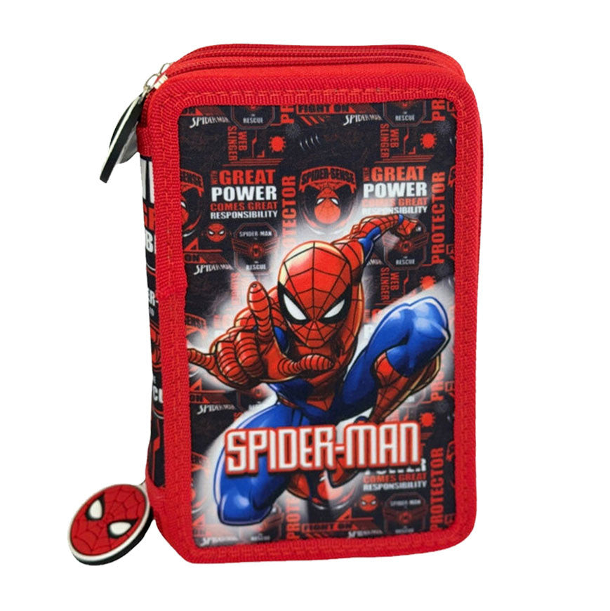 Spiderman Fight On Federmäppchen für Kinder – 20 x 13,5 x 6,5 cm