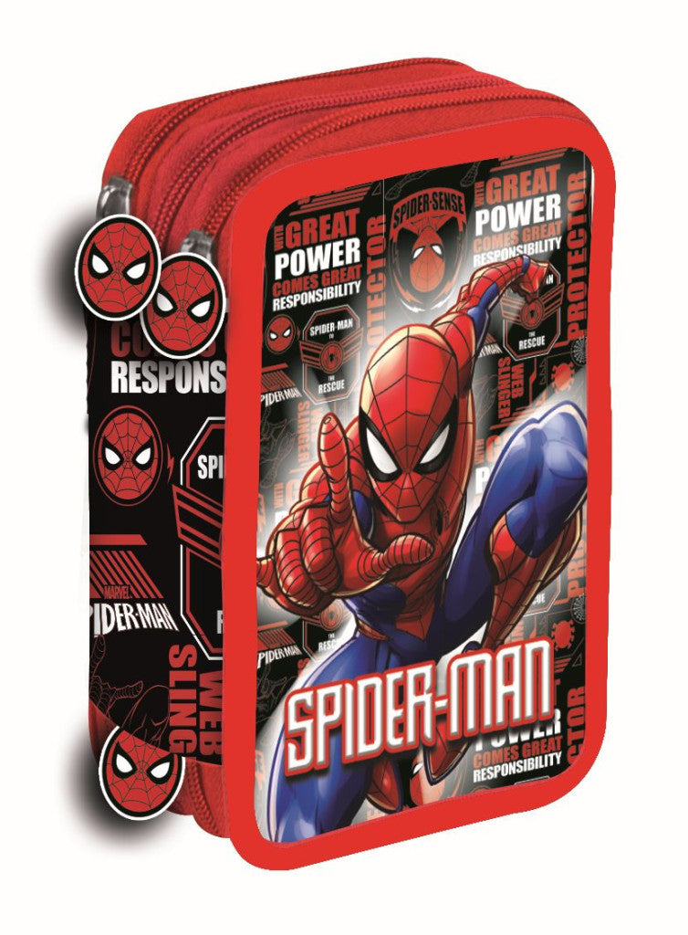 Spiderman Fight On Federmäppchen für Kinder – 20 x 13,5 x 6,5 cm