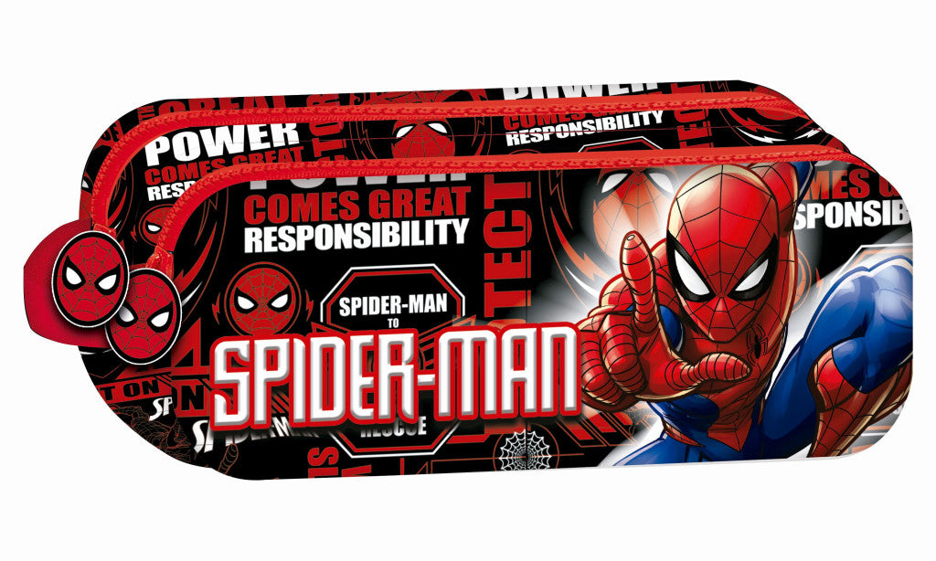 Spiderman Fight On Federmäppchen für Kinder – 23 x 10 x 6 cm