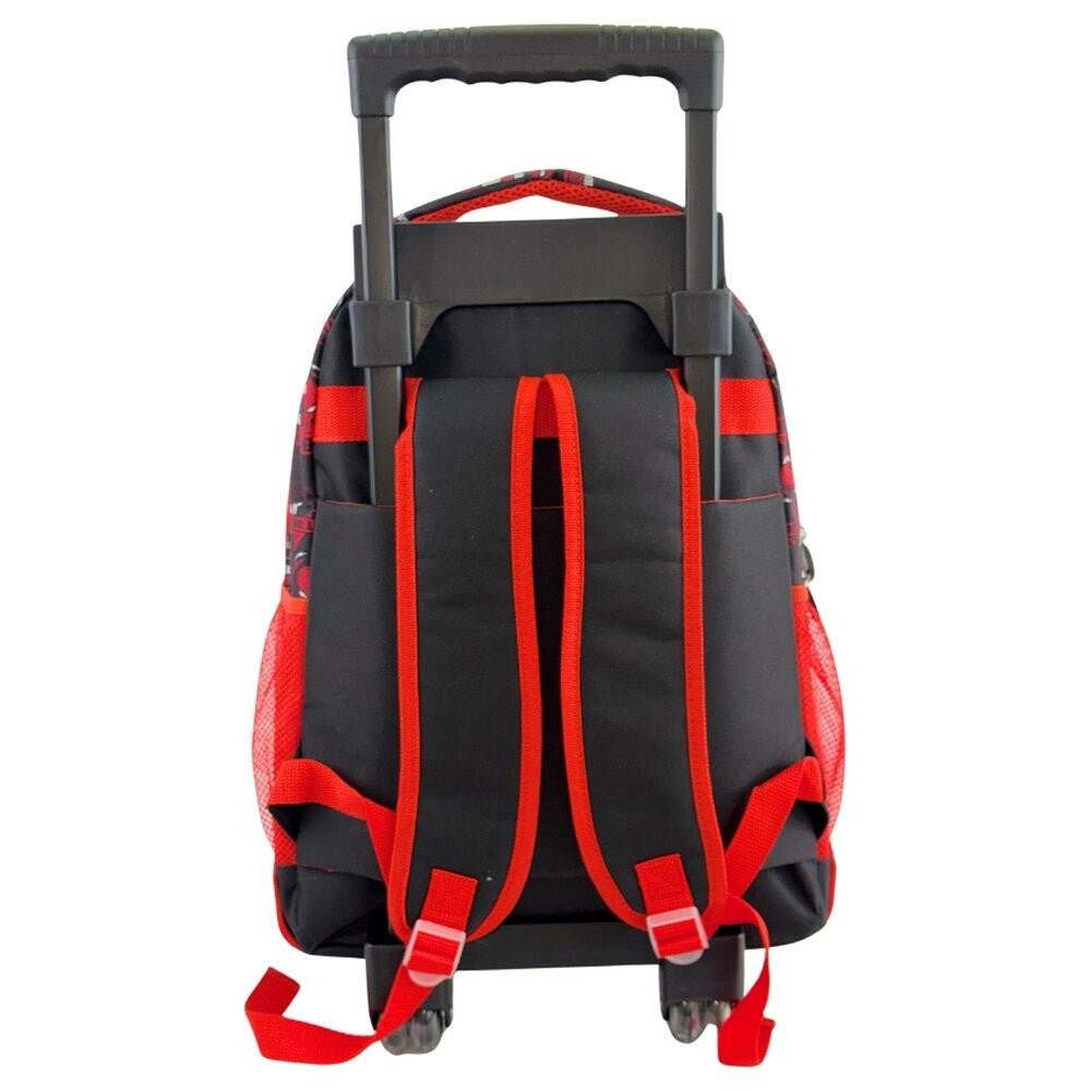 Spiderman Fight On Premium Roll- , Tasche 44 cm Schultasche mit Rollen für Kinder – 44 × 33 × 22 cm