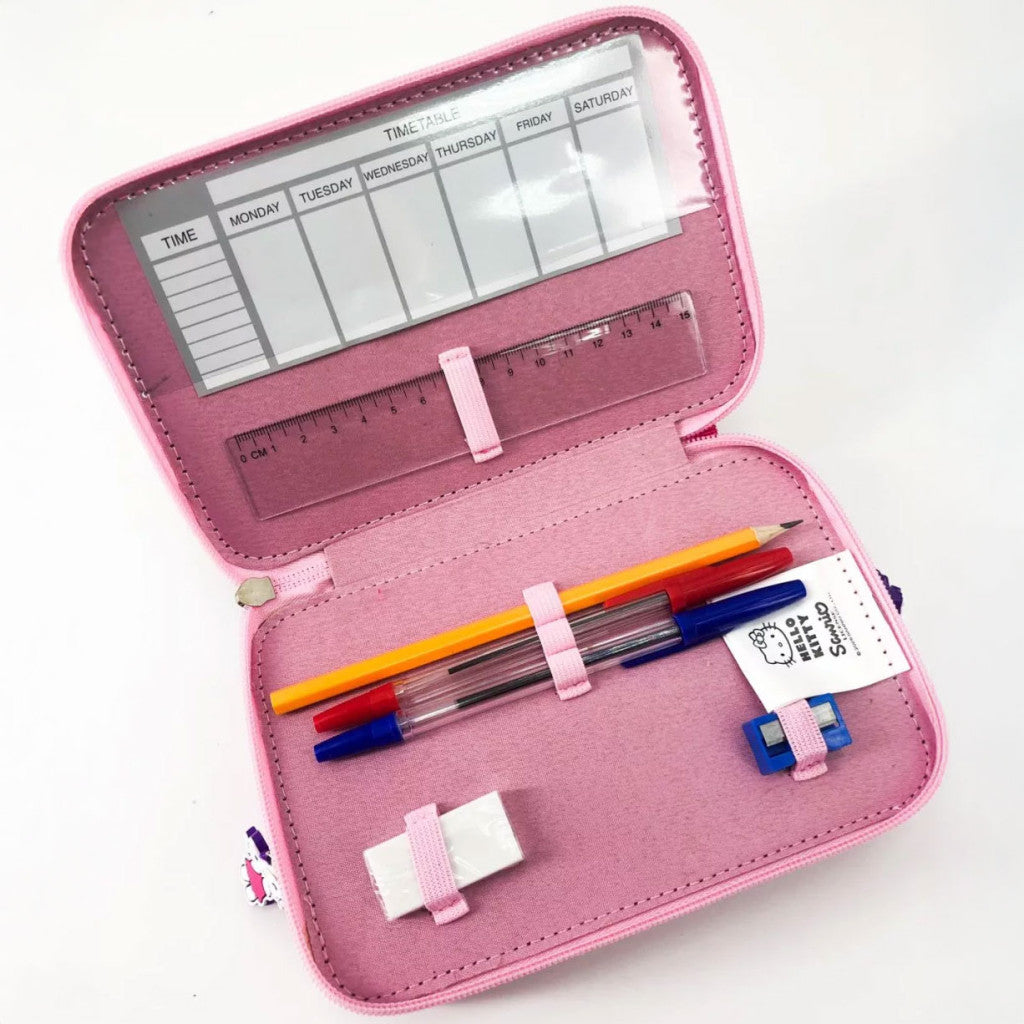 Trousse Hello Kitty Licorne pour enfants – 20 x 13,5 x 6,5 cm