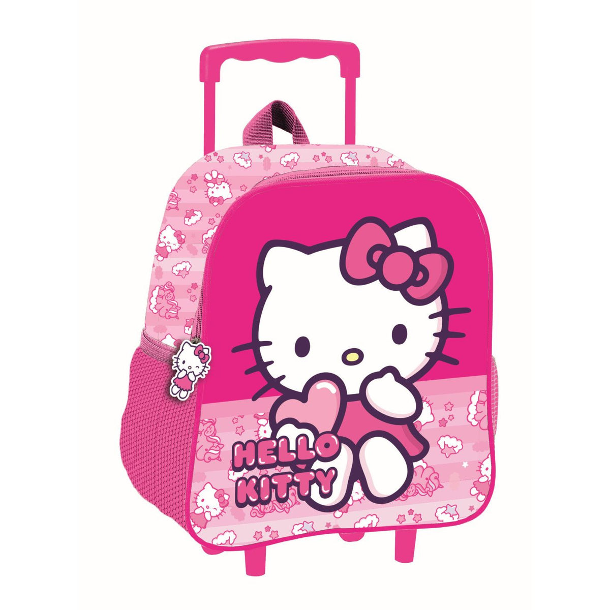 Hello Kitty Unicorn rollender Kindergarten Kindergartenrucksack für Kinder – 32 x 26 x 11 cm