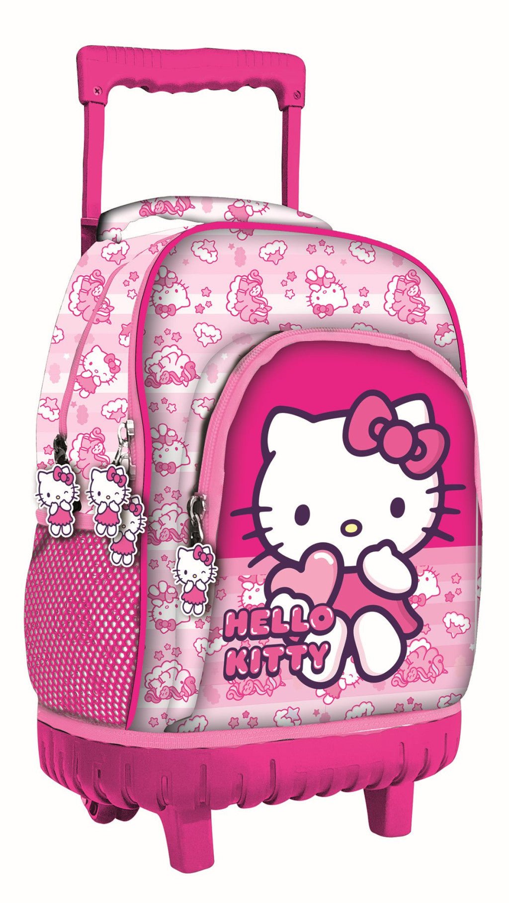Hello Kitty Unicorn Premium Roll- , Tasche 44 cm Schultasche mit Rollen für Kinder – 44 × 33 × 22 cm