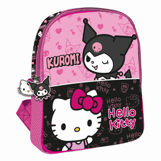 Hello Kitty & Kuromi Kindergarten Backpack for Kids - 30 x 24 x 8 cm