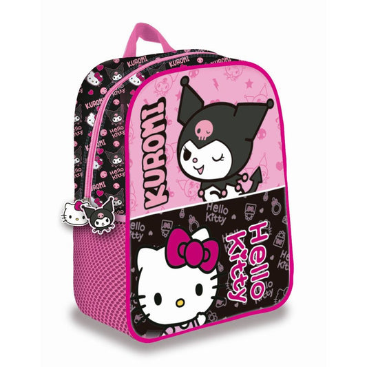 Hello Kitty & Kuromi Children's Kindergarten Backpack – 30 x 24 x 8 cm