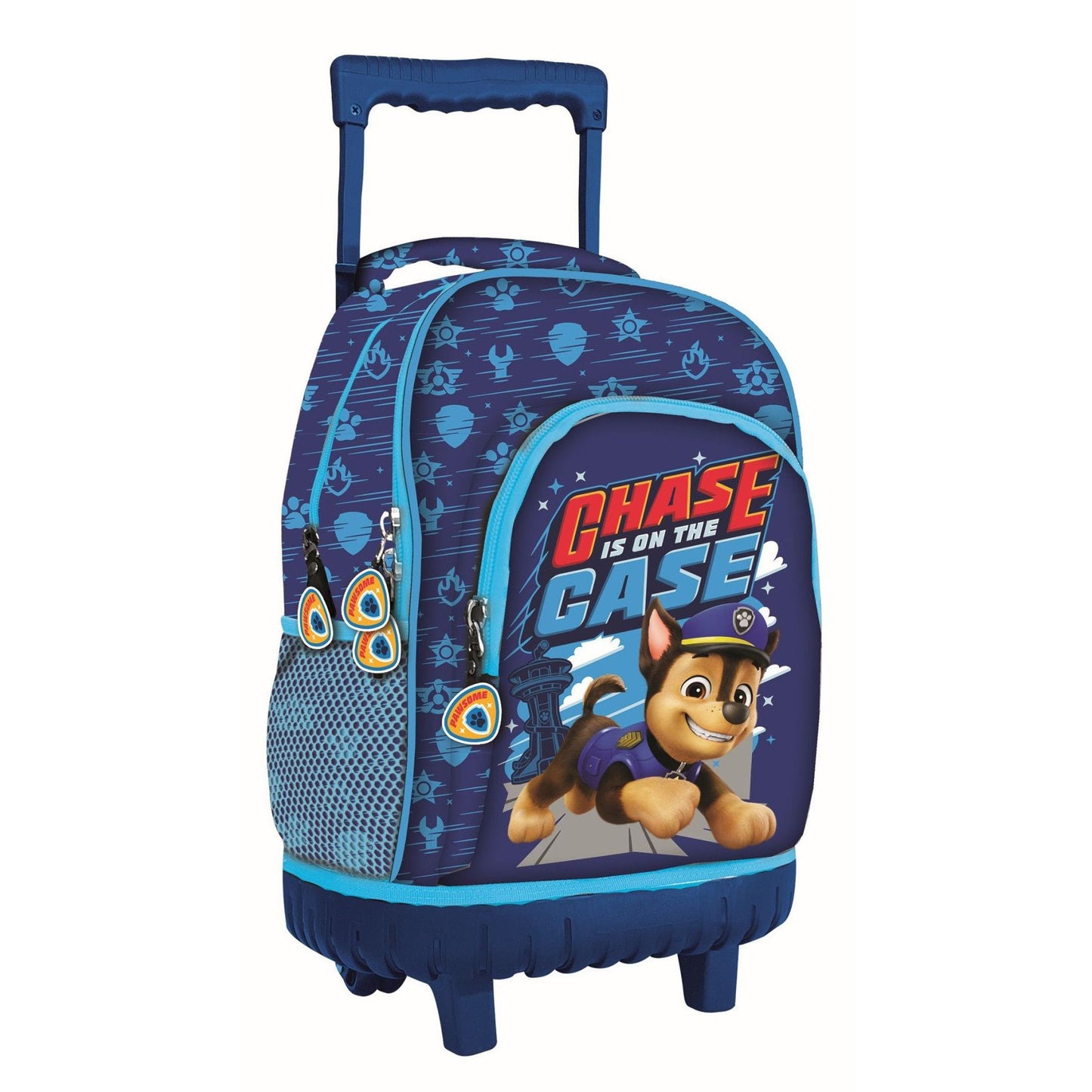 Paw Patrol Chase is on the Case Premium - , Tasche 44 cm Schultasche mit Rollen für Kinder – 44 × 33 × 22 cm