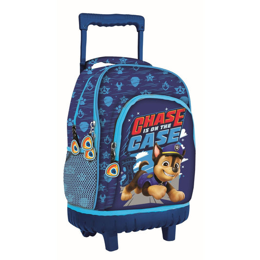 Paw Patrol Chase is on the Case Premium - , Tasche 44 cm Schultasche mit Rollen für Kinder – 44 × 33 × 22 cm