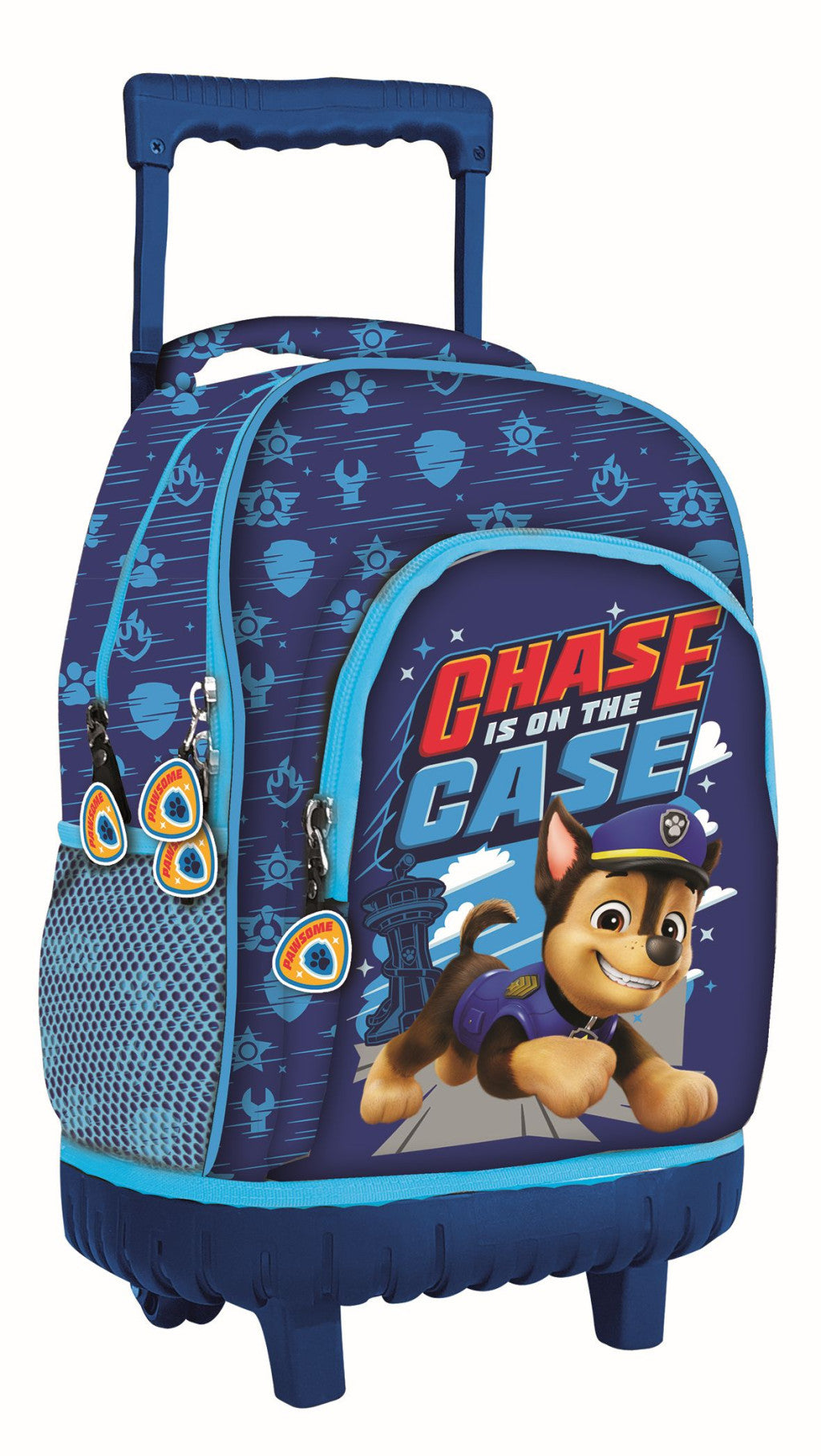 Paw Patrol Chase is on the Case Trolley-Schultasche für Kinder – 44 × 33 × 22 cm