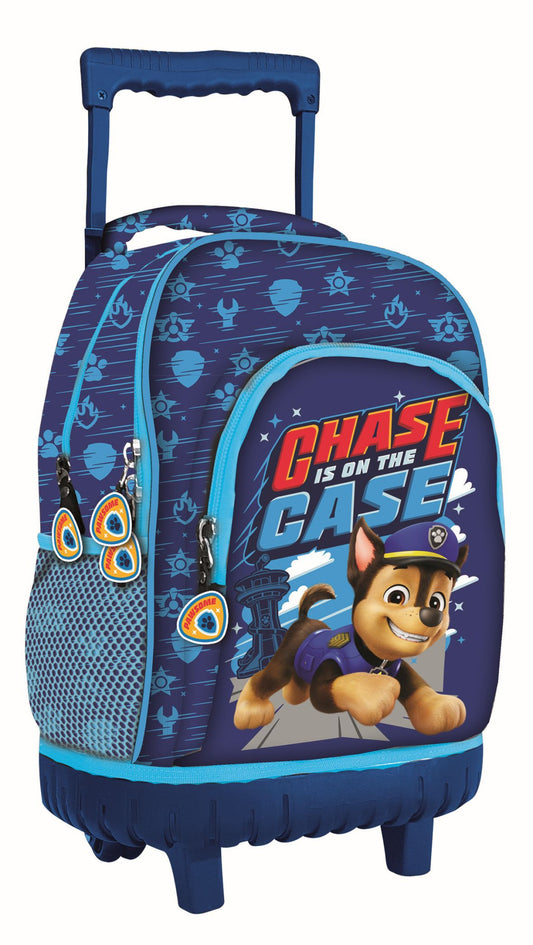 Paw Patrol Chase is on the Case Trolley-Schultasche für Kinder – 44 × 33 × 22 cm