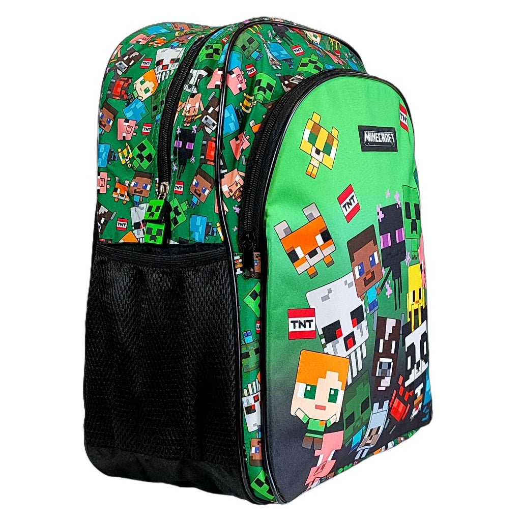 Minecraft Characters , Tasche 40 cm Schulranzen für Kinder – 40 × 30 × 17 cm