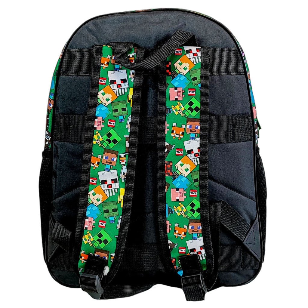 Minecraft Characters , Tasche 40 cm Schulranzen für Kinder – 40 × 30 × 17 cm
