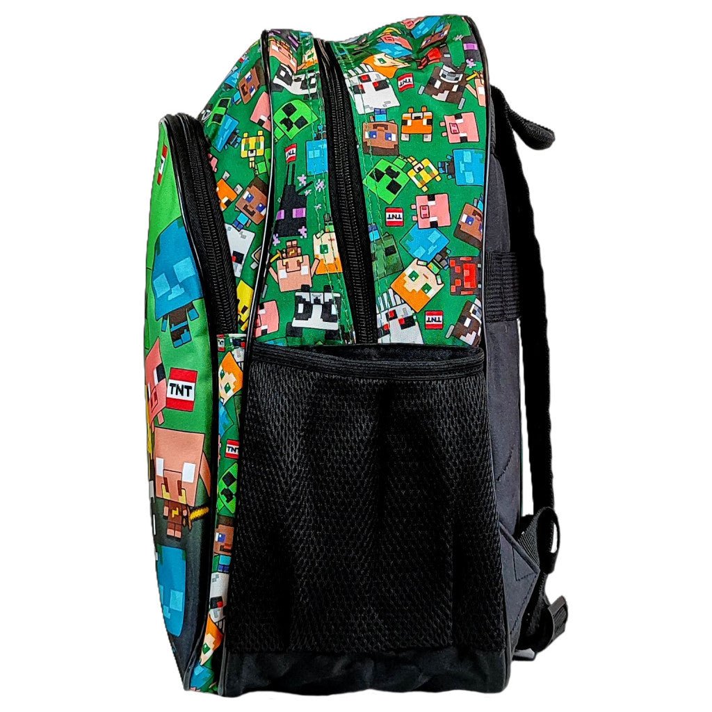 Minecraft Characters , Tasche 40 cm Schulranzen für Kinder – 40 × 30 × 17 cm