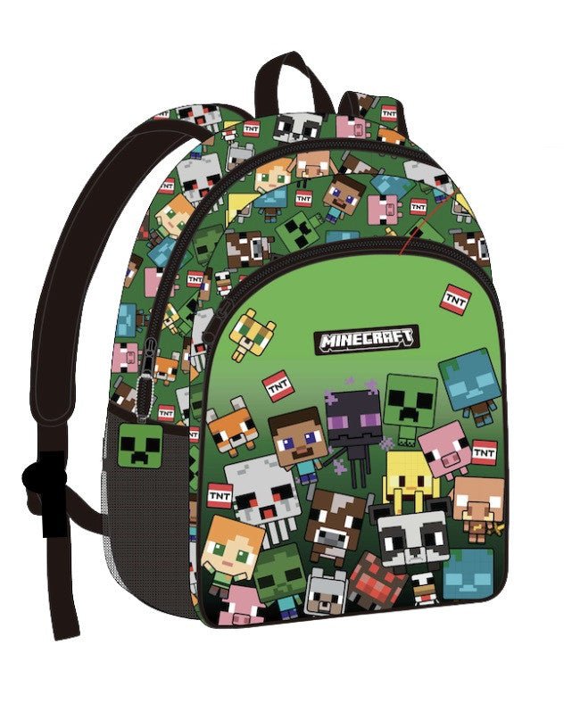 Minecraft Characters , Tasche 40 cm Schulranzen für Kinder – 40 × 30 × 17 cm