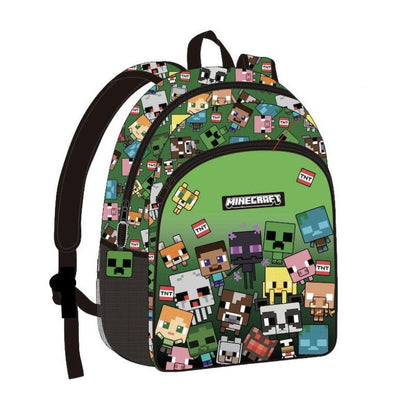 Minecraft Characters , Tasche 40 cm Schulranzen für Kinder – 40 × 30 × 17 cm
