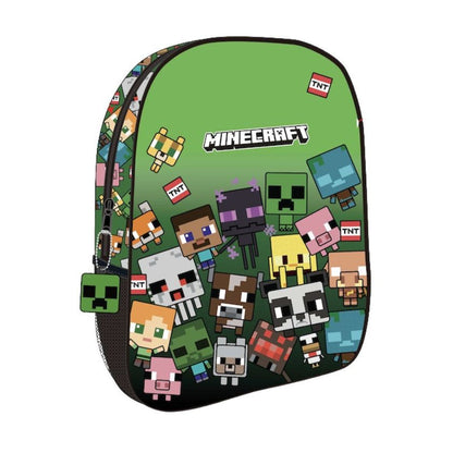Sac à dos maternelle pour enfants Minecraft Characters – 30 x 24 x 8 cm