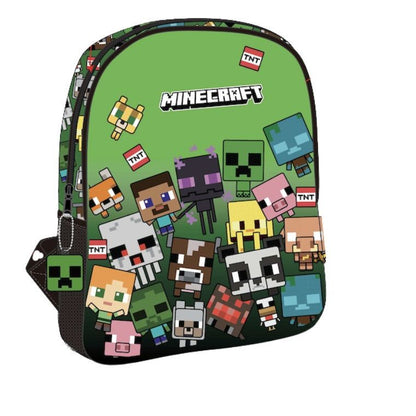 Sac à dos pour enfants maternelle sur le thème de Minecraft – 30 x 24 x 8 cm