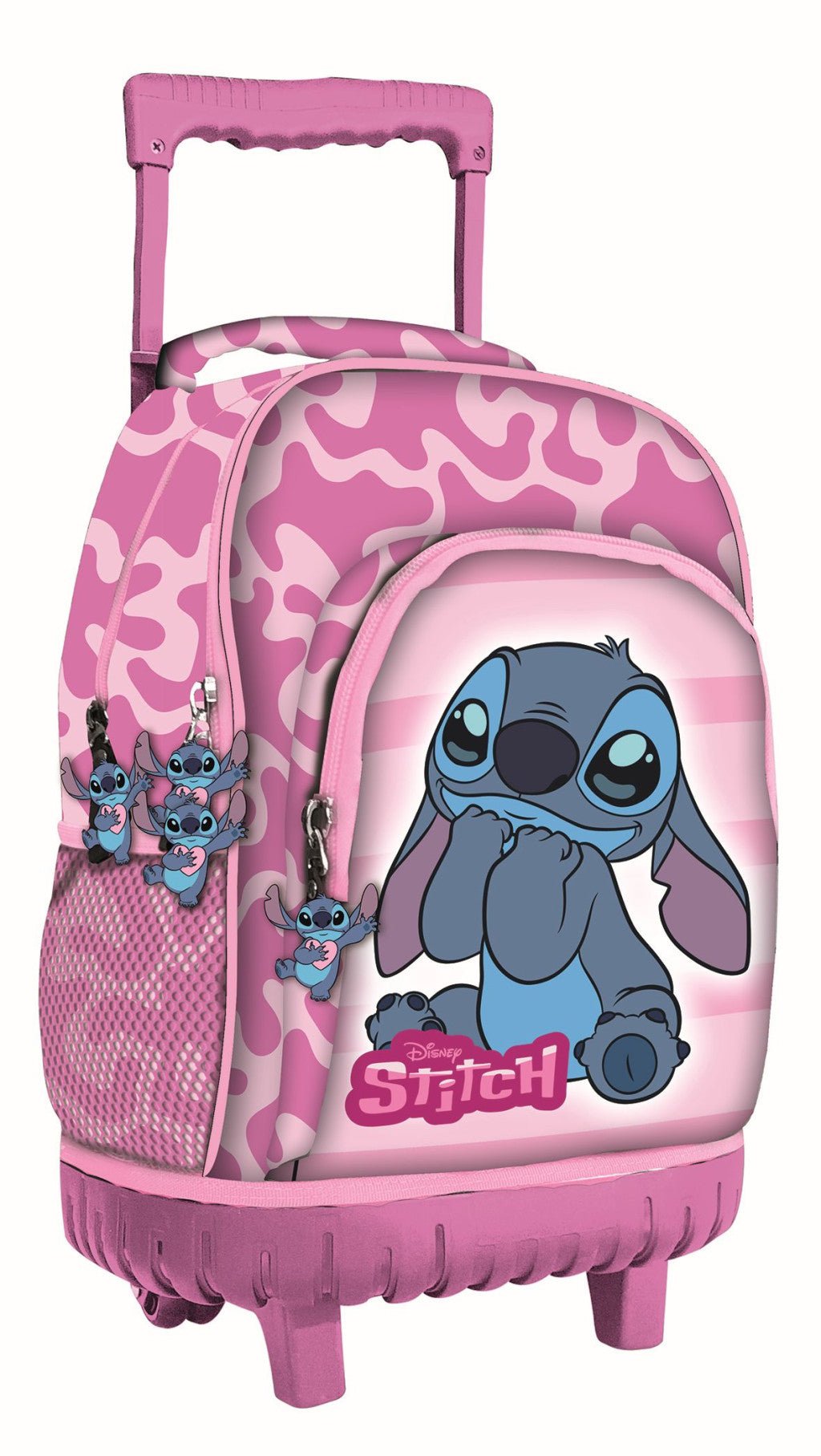Disney Lilo und Stitch Lovely Premium Roll- , Tasche 44 cm Schultasche mit Rollen für Kinder – 44 × 33 × 22 cm