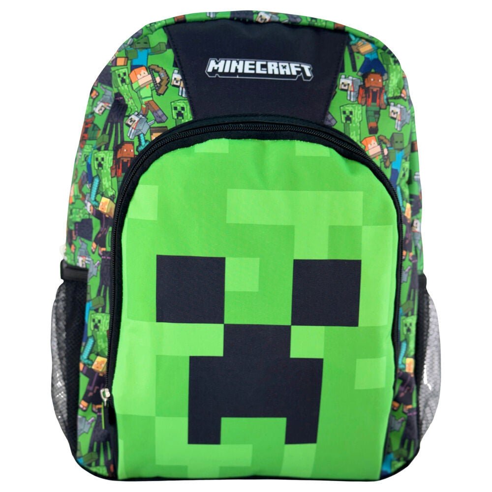 Minecraft Face , Tasche 42 cm Schulranzen für Kinder – 42 × 32 × 16 cm