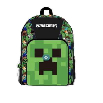 Minecraft Face , Tasche 42 cm Schulranzen für Kinder – 42 × 32 × 16 cm