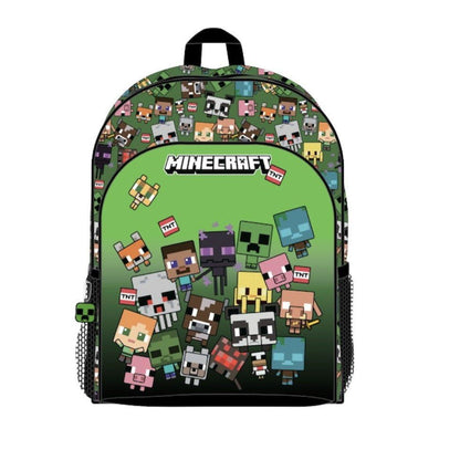 Minecraft Lot of Characters , Tasche 40 cm Schulranzen für Kinder – 40 × 30 × 15 cm