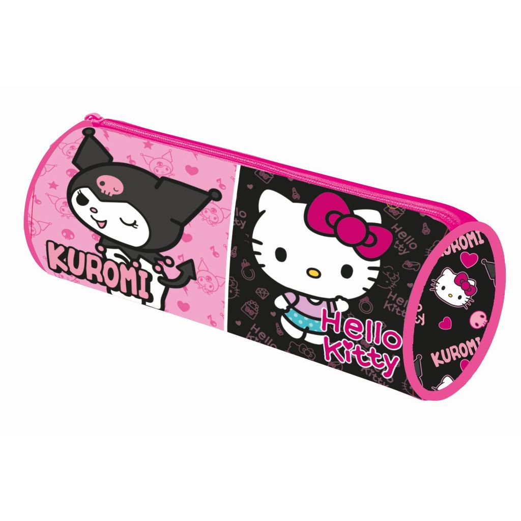 Hello Kitty & Kuromi Federmäppchen für Kinder – 8 x 23 cm