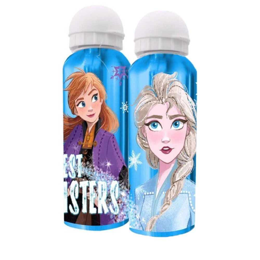 Disney Eiskönigin Sisters Aluminium-Trinkflasche mit Trinkverschluss für Kinder – 500 ml