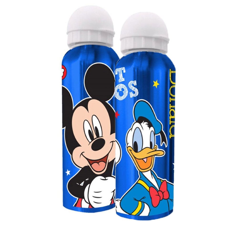 Disney Mickey Donald Aluminium-Trinkflasche mit Trinkverschluss für Kinder – 500 ml