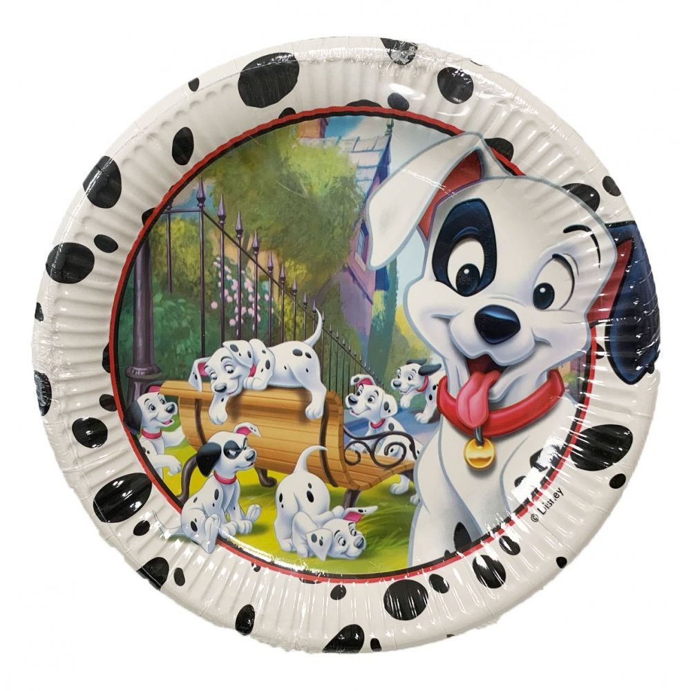 Disney 101 Dalmatiner Play Pappteller 8 Stk 23 cm