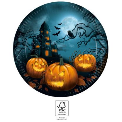 Halloween Sensations Pappteller 8 Stk 23 cm FSC