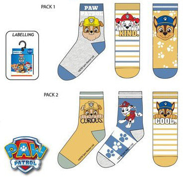 Paw Patrol Kinder Socken 23-34