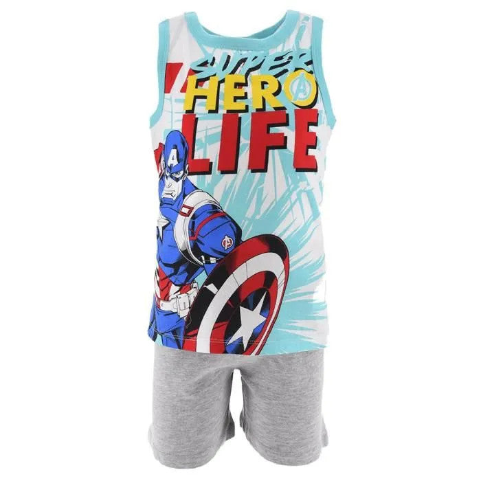 Avengers Kinderkurzpyjama 4-10 Jahre