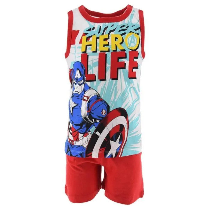 Avengers Kinderkurzpyjama 4-10 Jahre