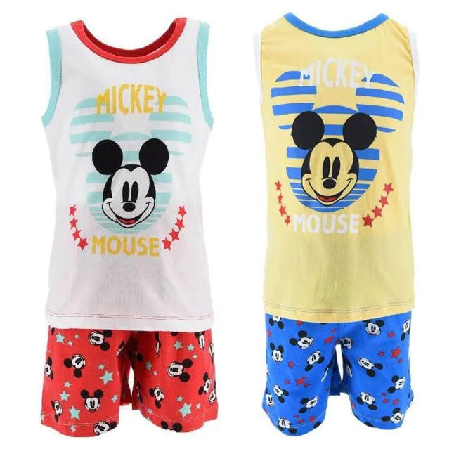 Disney Mickey Kinderkurzschlafanzug 3-8 Jahre