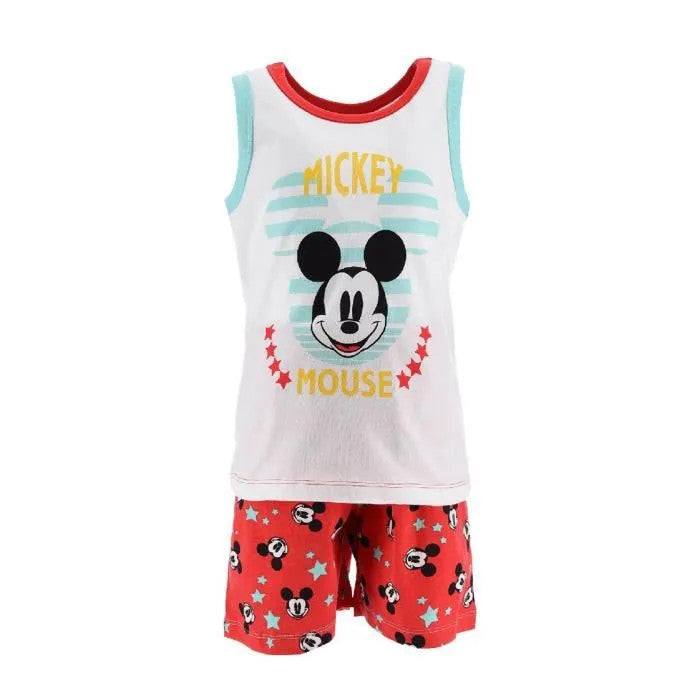 Disney Mickey Kinderkurzschlafanzug 3-8 Jahre