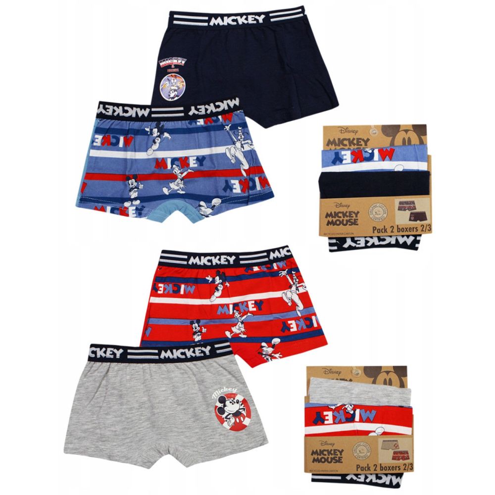 Disney Mickey Kinder Boxershorts 2 Stück/Packung