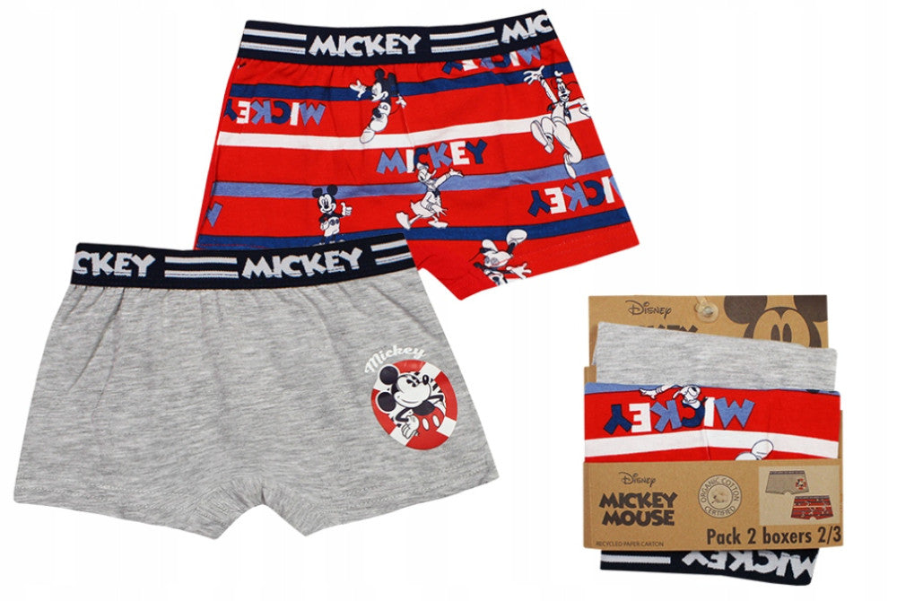 Disney Mickey Kinder Boxershorts 2 Stück/Packung