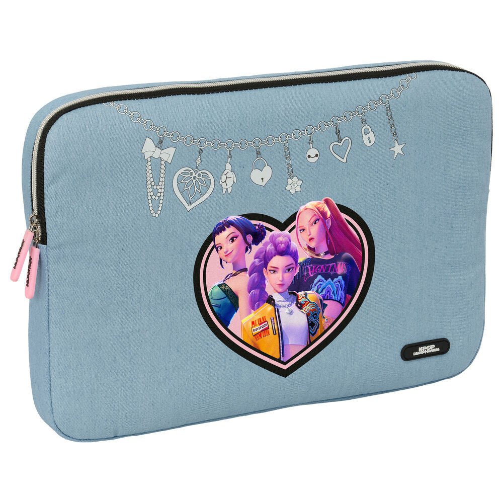 K-pop Demon Hunters Denim Dreams Laptop- 39,5 cm Umhängetasche für Kinder – 39,5 x 27,5 cm