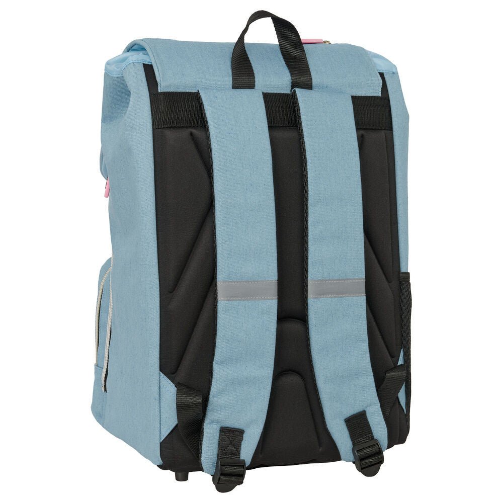 K-pop Demon Hunters Denim Dreams erweiterbarer , 41 cm Tasche Schulranzen für Kinder – 41 cm
