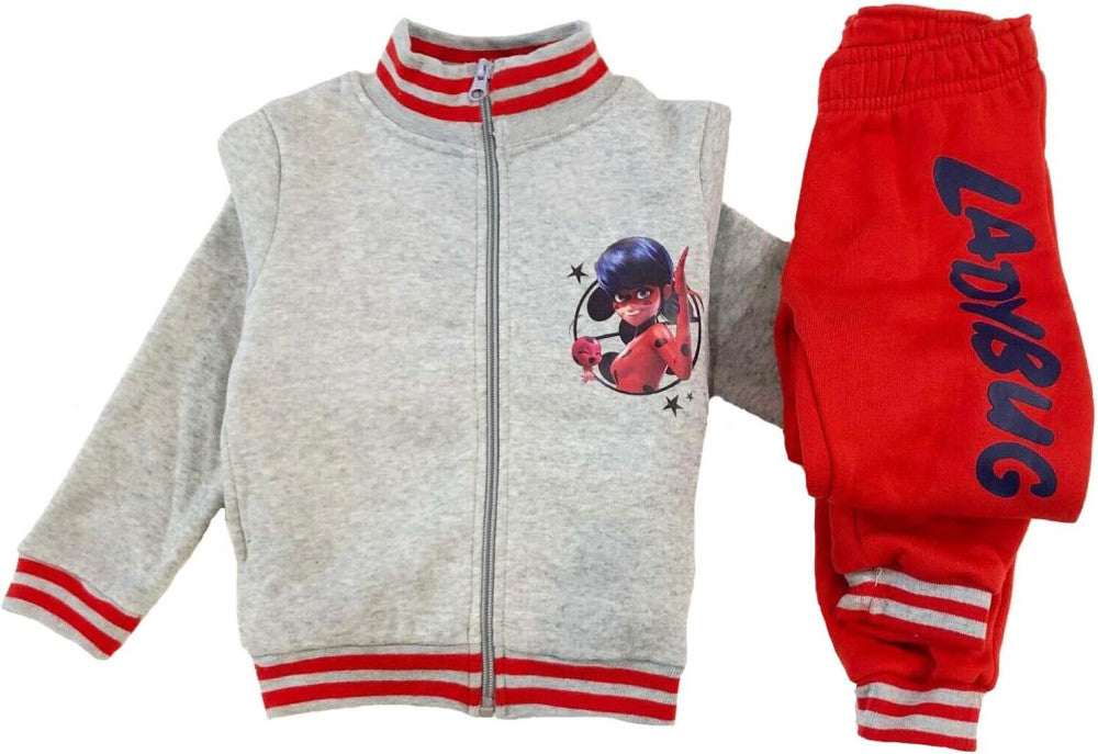 Miraculous Geschichten von Ladybug und Cat Noir Kinder Trainingsanzug, Jogginganzug 5-10 Jahre im Geschenkkarton