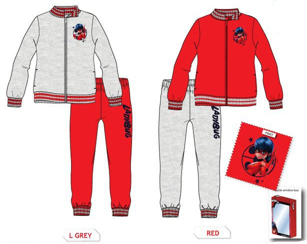 Miraculous Geschichten von Ladybug und Cat Noir Kinder Trainingsanzug, Jogginganzug 5-10 Jahre im Geschenkkarton